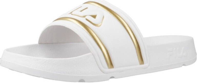 Fila Damen Flip- Flops Morro Bay Logo Slipper Women White Gold - Foto 6
