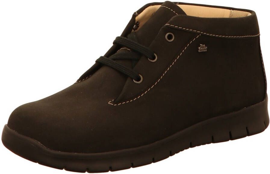 Finn Comfort LEON 02854 046099 Zwarte halfhoge veterboot