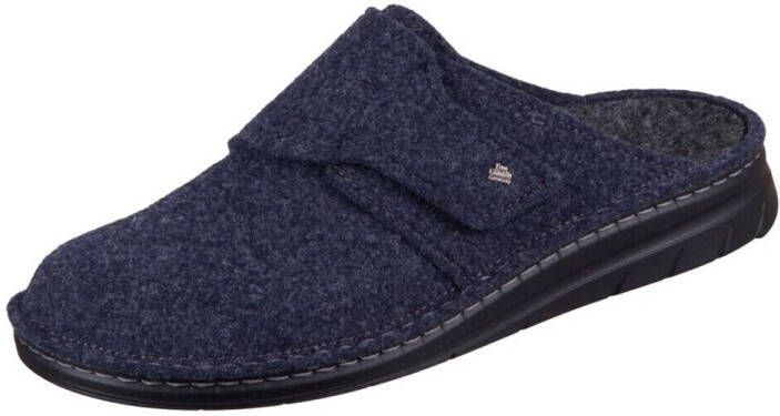 Finn Comfort Pantoffels Darkblue Wollfilz