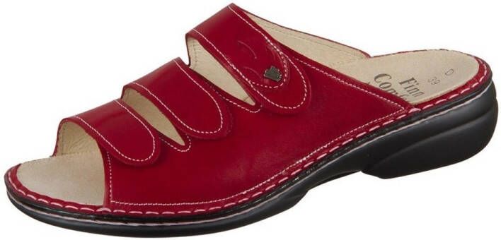 Finn Comfort Muiltjes 'Pantolette Damen 02554 604420 Echtleder in rot' rood - Foto 4