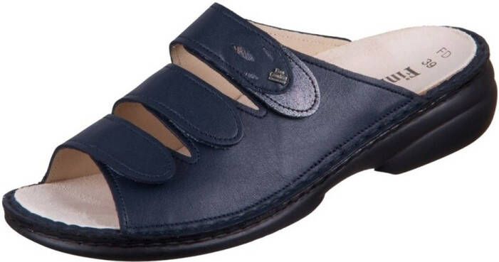 Finn Comfort Teenslippers Kos Navy Platin Florentin