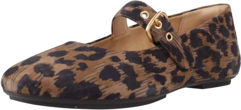 FitFlop Delicato Leopard Suede Mary Janes Bruin Vrouw - Foto 2