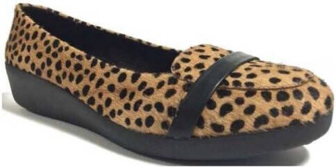 FitFlop Ballerina's F-POP TM LOAFER INTEREST Leopard