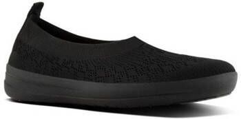 FitFlop Ballerina's ÜBERKNIT TM SLIP-ON BALLERINA ALL BLACK CO