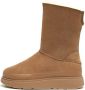 FitFlop Gen-ff Short GO9-A69 Vrouwen Bruin Laarzen - Thumbnail 2