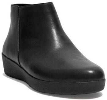 FitFlop Enkellaarzen SUMI LEATHER ANKLE BOOTS ALL BLACK