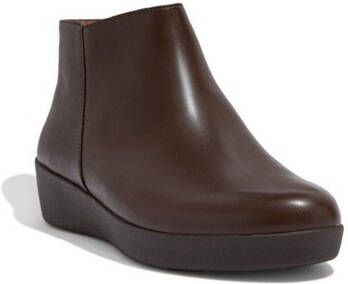 FitFlop Enkellaarzen SUMI LEATHER ANKLE BOOTS CHOCOLATE BROWN - Foto 4
