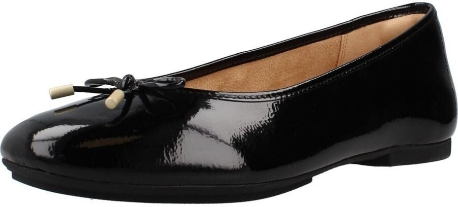 FitFlop Ballerina's Delicato Bow Textured Patent-leather Bal