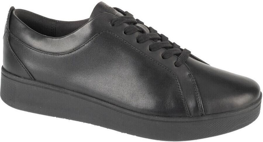 FitFlop Leren Rally sneakers- Sneakers ZWART Leer - Foto 5