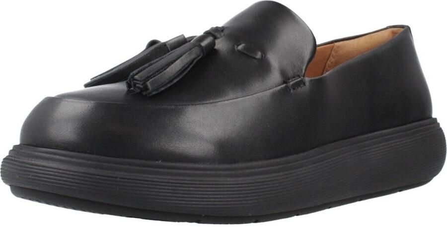 FitFlop IQ-Comff Tassel Leather Loafers ZWART - Foto 2