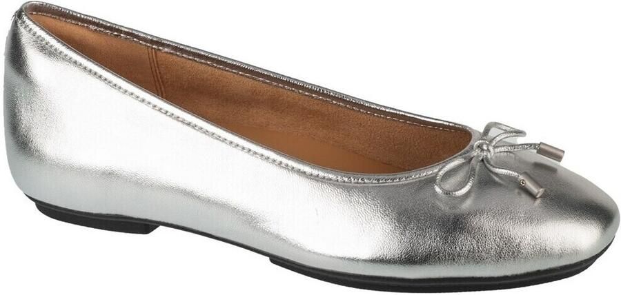 Fitflop Ballerina's Delicato Bow Loafer lage schoen slipper in metallic look smalle vorm - Foto 2