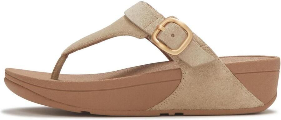 FitFlop Dames sandalen F-Mode Leather Flatform Cross Slides FW5 - Foto 5