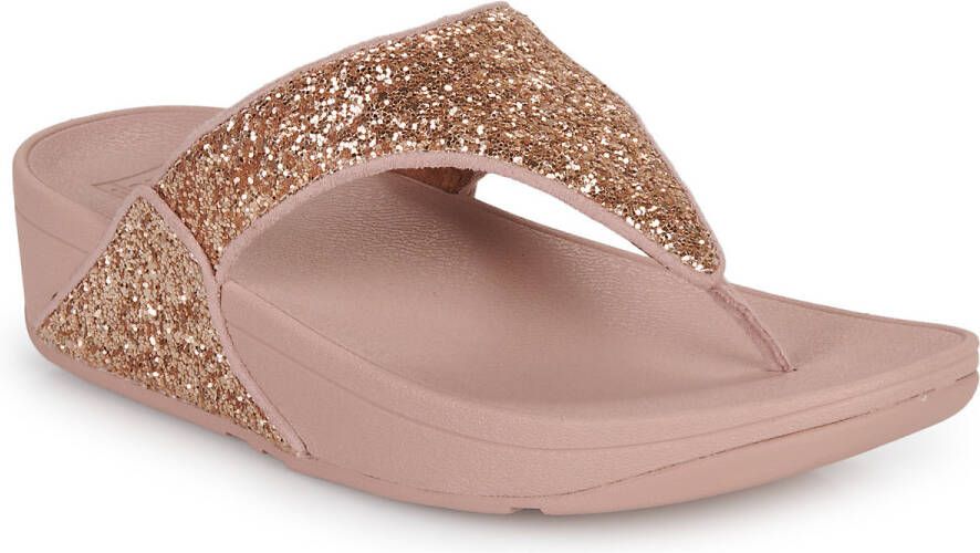 FitFlop TM Lulu Glitter Toe-Thongs teenslippers met glitters goud - Foto 2