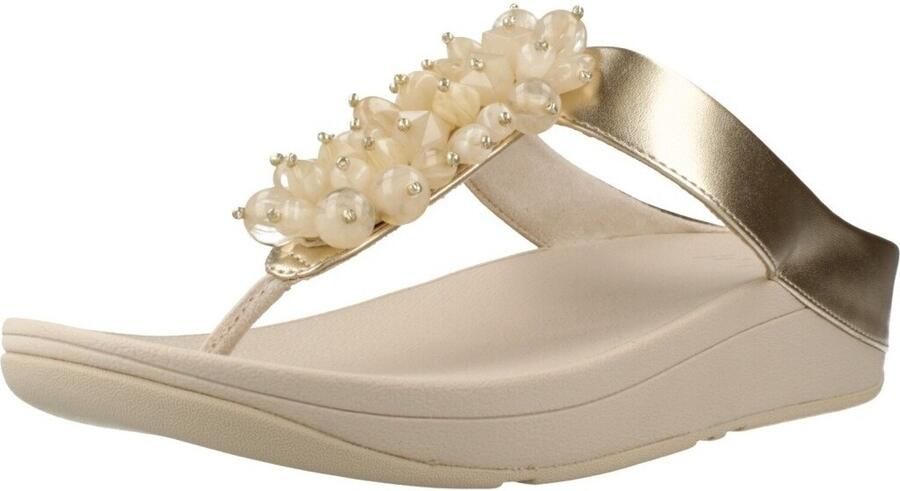FitFlop Sandalen Fino Kraal-Cluster Teen-Paal Goud - Foto 3