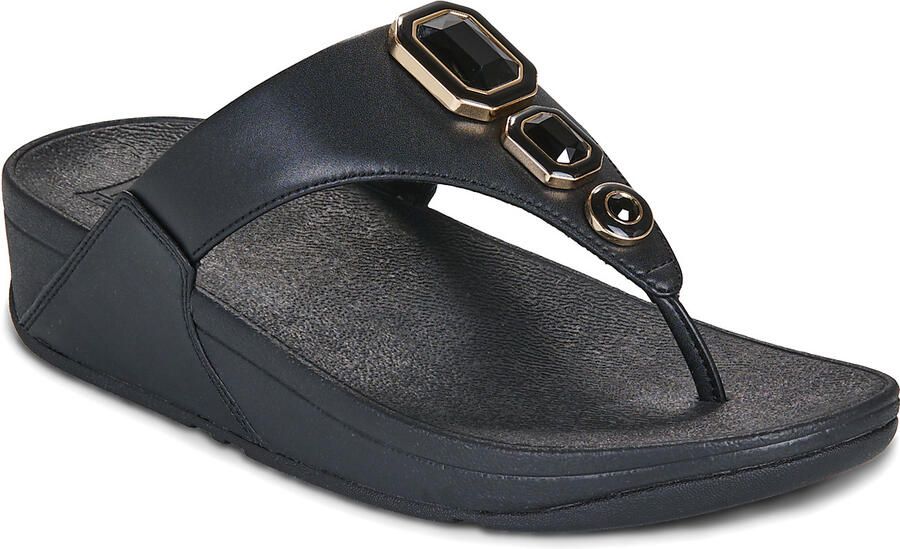 FitFlop Sandalen met sleehak LULU BOLD CRYSTALS TOE-POST