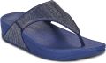 FitFlop Sandalen met sleehak LULU SHIMMERGLITZ TOE-POST - Blauw