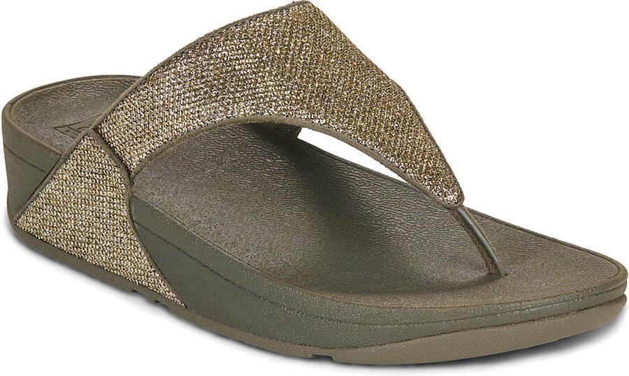FitFlop Sandalen met sleehak LULU SHIMMERGLITZ TOE-POST