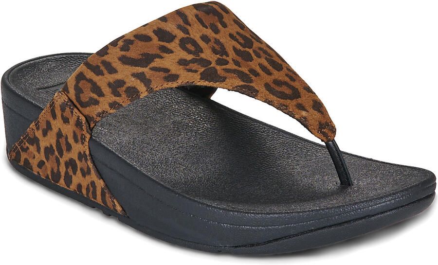 FitFlop Sandalen met sleehak LULU SUEDE TOE-POST