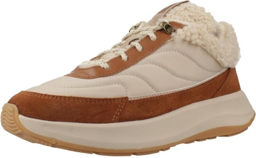 FitFlop F-Mode Flow Shearling-Mix Sneakers BRUIN - Foto 2