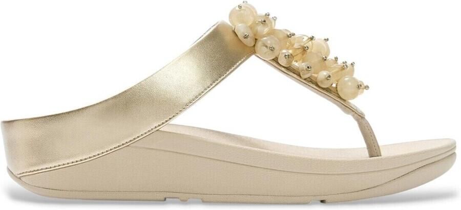 FitFlop Sandalen Fino Kraal-Cluster Teen-Paal Goud - Foto 2