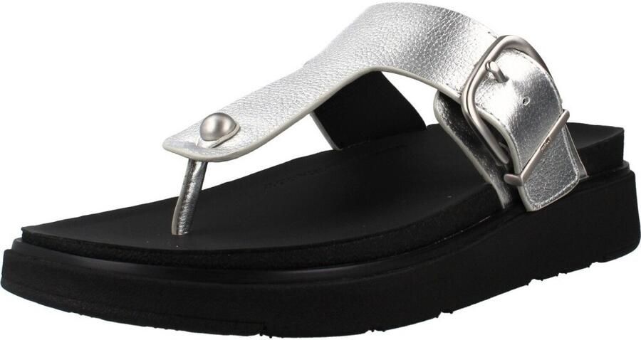 FitFlop Gen-FF gesp sandalen in zilver leer - Foto 2