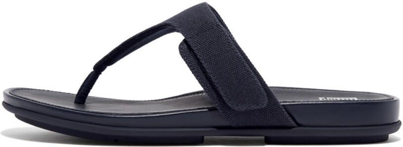 FitFlop Teenslippers GRACIE ADJUSTABLE CANVAS TOE-POST SANDALS