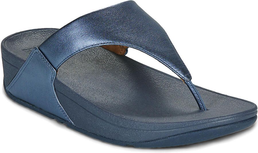 764 FitFlop Lulu Teenslippers Dames Blauw - Foto 2