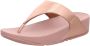 FitFlop TM Lulu leren teenslippers roségoud - Thumbnail 3