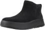 FitFlop F-mode Suede Flatform Zip Ankle Laarzen Zwart Vrouw - Thumbnail 2