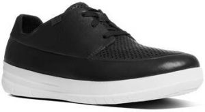 FitFlop Lage Sneakers MEN'S SPORTY POP PERFORATED SNEAKER BLACK