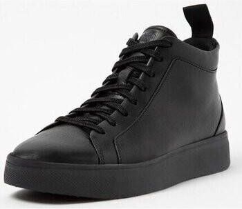 FitFlop Lage Sneakers RALLY II LEATHER HIGH-TOP SNEAKERS ALL BLACK