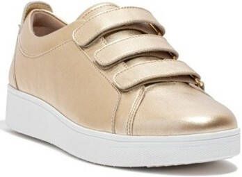 FitFlop Lage Sneakers RALLY II METALLIC ADJUSTABLE SNEAKERS PLATINO