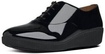FitFlop Mocassins F-POP TM OXFORD All Black Patent