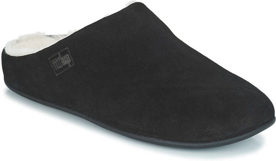 FitFlop Chrissie Shearling pantoffels zwart - Foto 3