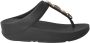 Fit Flop Fino multi stone 090 all black Zwart - Thumbnail 2