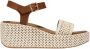 Fitflop Sleehaksandaaltjes PLATFFORMS WOVEN WEDGE plateau sandaal zomerschoen in verfijnde uitstraling - Thumbnail 4