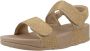 Fit Flop Fitflop Lulu Adjustable Shimmerlux Back-strap Sandalen Beige Vrouw - Thumbnail 9