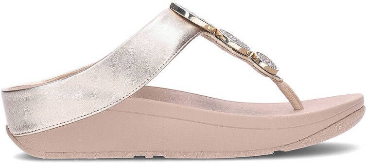 FitFlop Sandalen HJ1 Halo Bead-Circle metallic sandalen