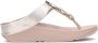 FitFlop TM Halo Bead-Circle Metallic Toe-Post teenslippers goud - Thumbnail 2