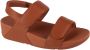FitFlop TM Lulu Leather Adjustable leren sandalen lichtbruin - Thumbnail 2