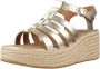 FitFlop Fisherman Wedgesandalen Goud Vrouw - Thumbnail 4