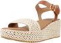 Fitflop Sleehaksandaaltjes PLATFFORMS WOVEN WEDGE plateau sandaal zomerschoen in verfijnde uitstraling - Thumbnail 2