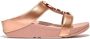 FitFlop TM Halo Bead-Circle MetallicH-Bar leren slippers roségoud - Thumbnail 3