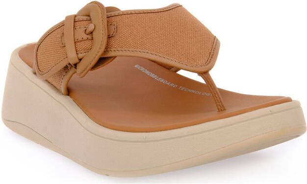 FitFlop Slippers F MODE BUCKLE CANVAS