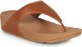 FitFlop Teenslippers LULU LEATHER TOEPOST - Bruin