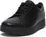 FitFlop Leren Rally sneakers- Sneakers ZWART Leer - Thumbnail 47