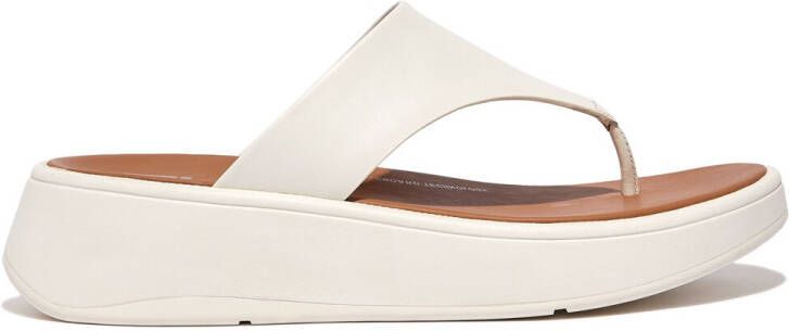 FitFlop Teenslippers F-MODE LEATHER TOE-POST SANDALS