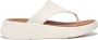 FitFlop F-Mode Leather Flatform Toe-Post Sandals BEIGE - Thumbnail 4