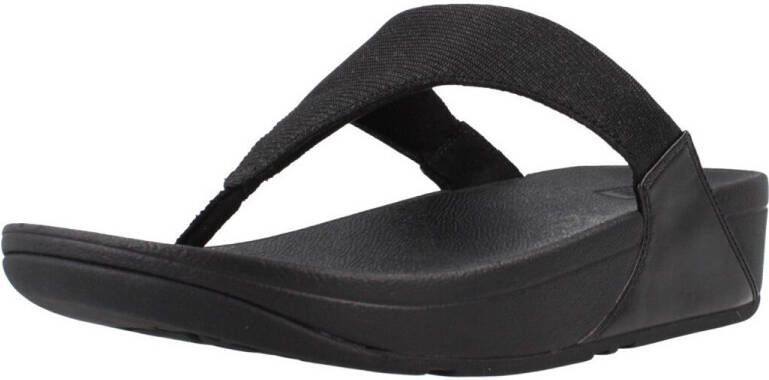 Fitflop Teenslippers LULU SHIMMERLUX TOE-POST SANDALS sleehak zomerschoen slippers in glanzende look - Foto 6