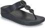 FITFLOP Slippers Dames Fe5 Maat: 40 Materiaal: Leer Kleur: Zwart - Thumbnail 4